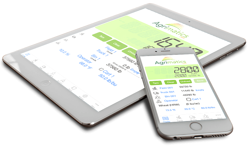 Agrimatics Libra app running on tablet and phone